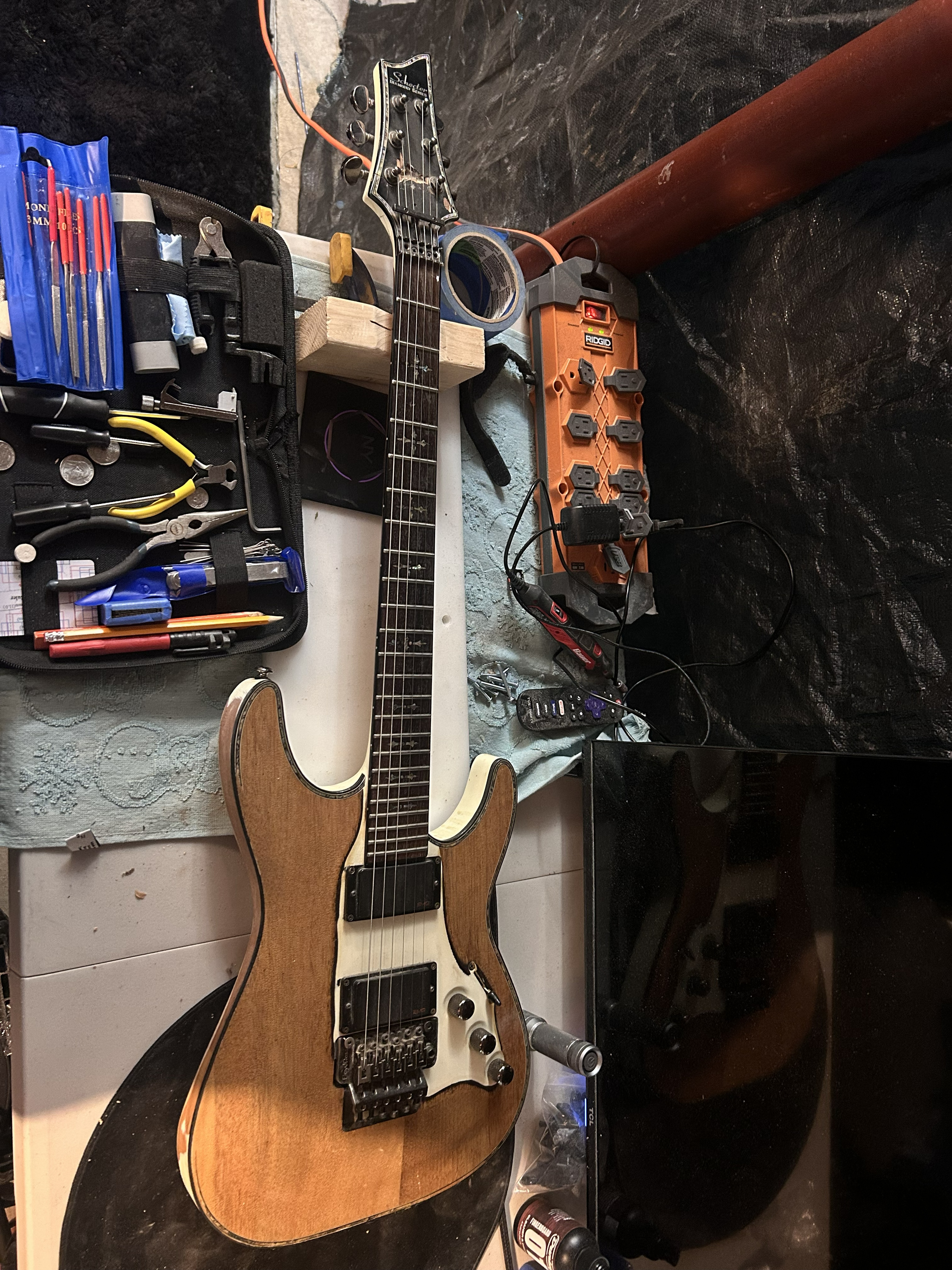Collins Guitar Works work in progress photo 11