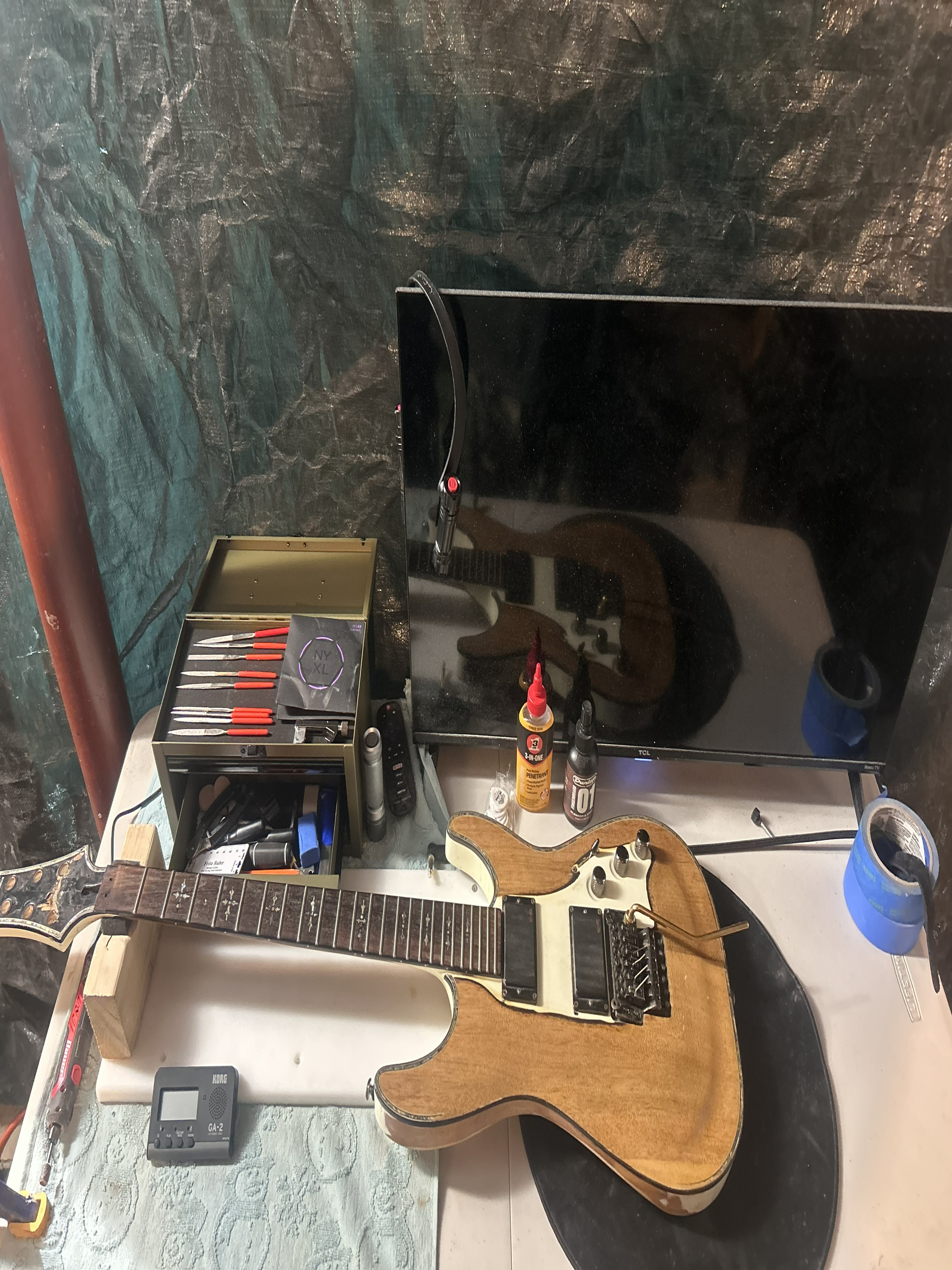 Collins Guitar Works work in progress photo 16