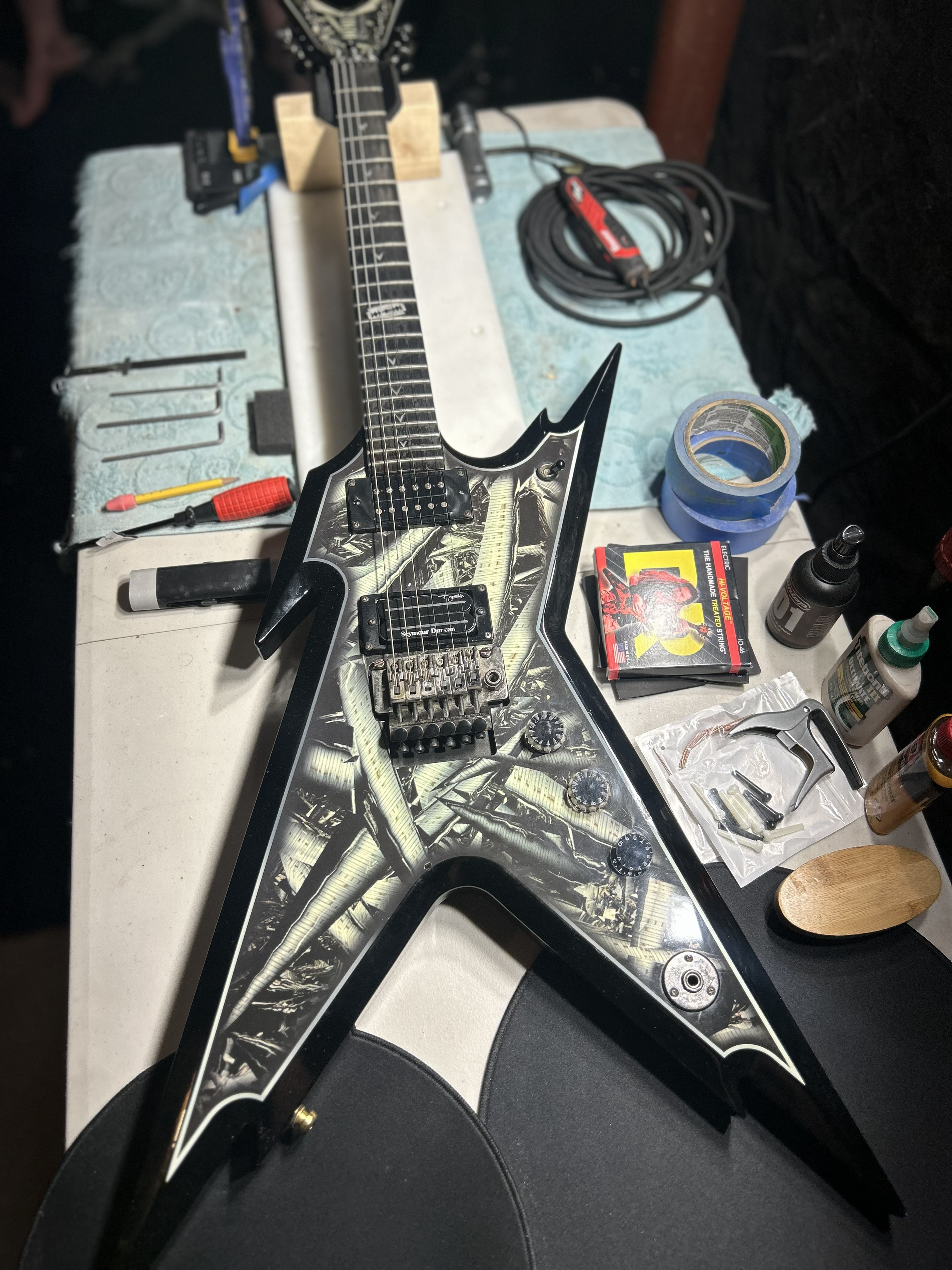 Collins Guitar Works work in progress photo 17